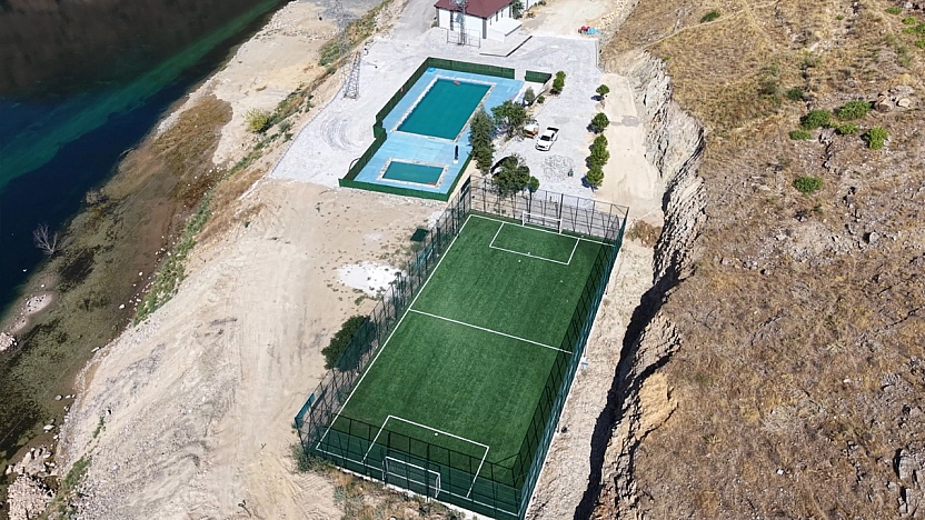 Keban'a yeni spor ve sosyal yaşam alanı kazandırıldı