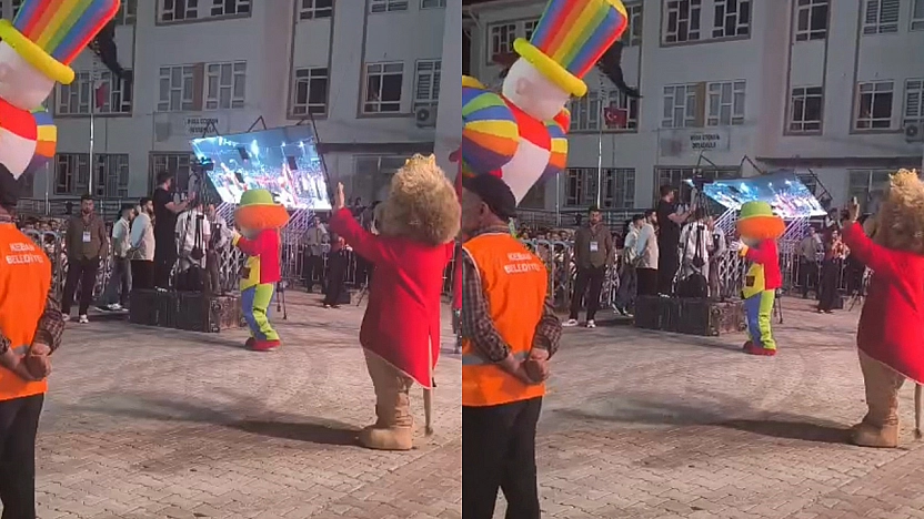 Keban Festivali'nde led ekran devrilme anı kamerada: 5 yaralı