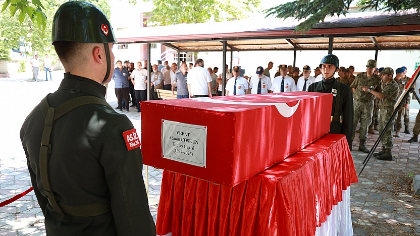 Kıbrıs Gazisi Elazığ'da son yolculuğuna uğurlandı
