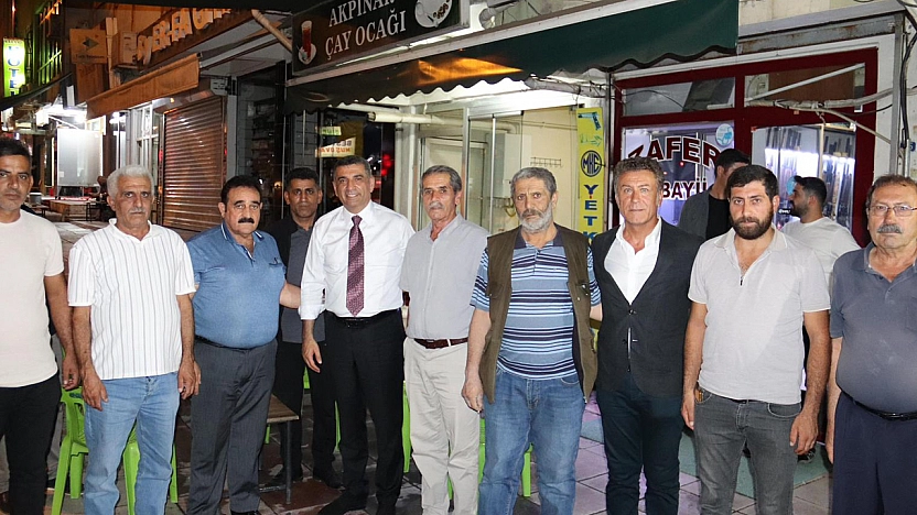 Milletvekili Erol ve Sarıbal Karakoçan ve Kovancılar'da vatandaşlarla buluştu