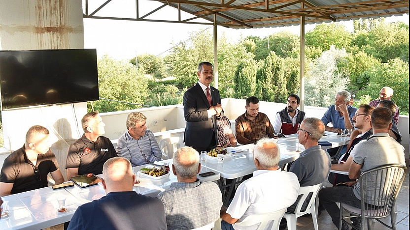 Milletvekili Keleş, Cip Barajı Sulama Kanalı'nda incelemelerde bulundu