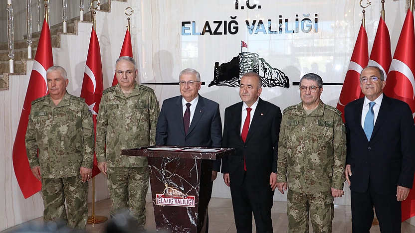 Milli Savunma Bakanı Güler, Elazığ'a geldi