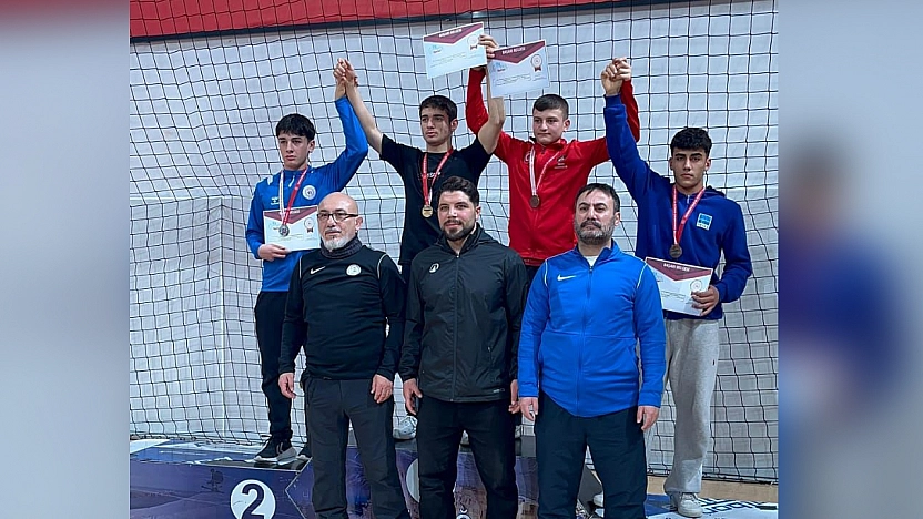 Okul sporları B Gençler Güreş Grup müsabakaları tamamlandı