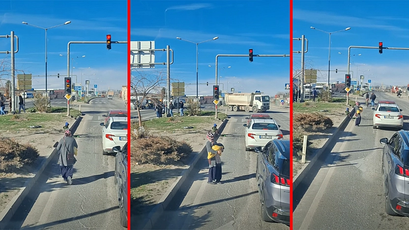 Trafikte dilenci problemi…