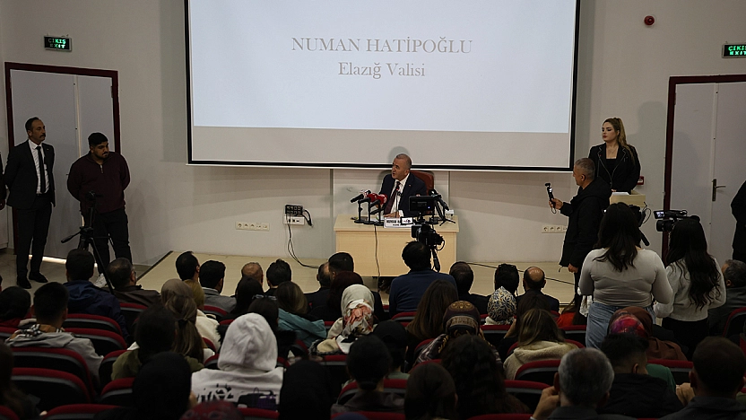 Vali Hatipoğlu'ndan Fırat Üniversitesi'nde önemli mesajlar