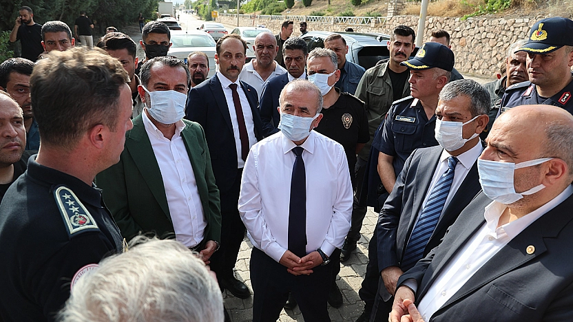 Vali Hatipoğlu'ndan yangın açıklaması: '5 işçimiz hafif yaralandı'
