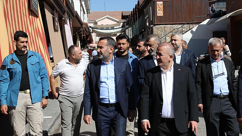 Vali Hatipoğlu ve Başkan Şerifoğulları, esnaflarla bir araya geldi