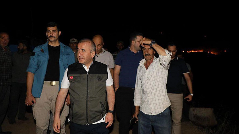 Vali Hatipoğlu: 'Yangın kontrol altına alınmıştır'
