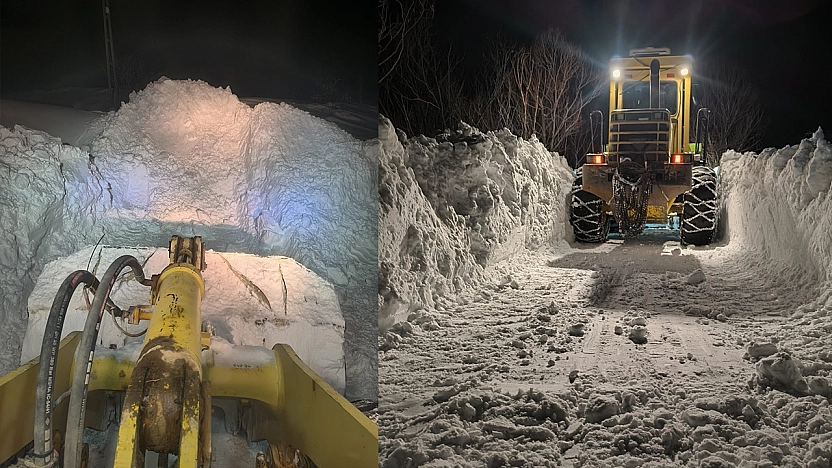 Yoğun kar yağışı Karakoçan'da hayatı aksattı