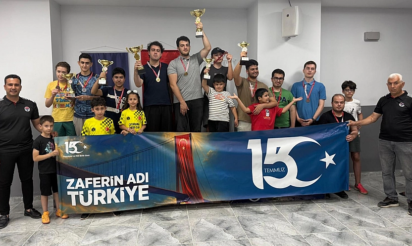 15 Temmuz Milli Birlik ve Demokrasi Bayramı Satranç Turnuvası düzenlendi