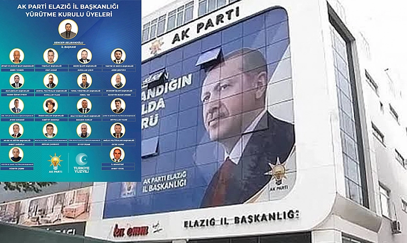 Ak Parti Elazığ İl Başkanlığında Görev Dağılımı Belli oldu