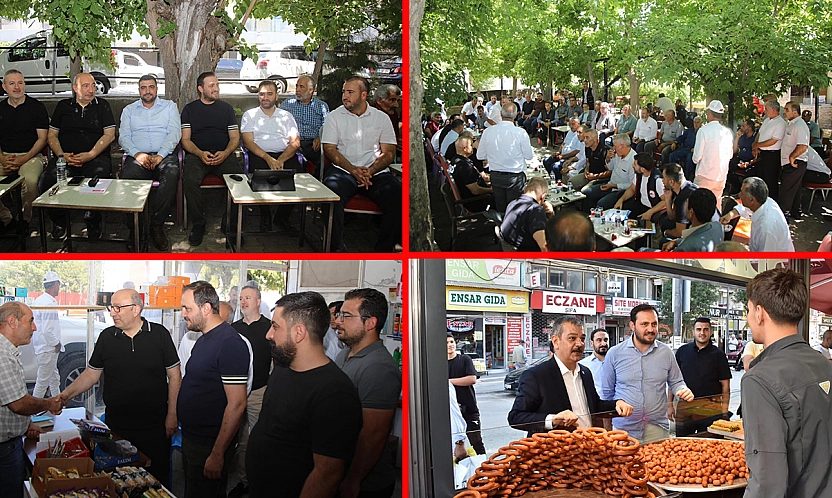 Ak Parti, kavurucu sıcaklara rağmen sahada