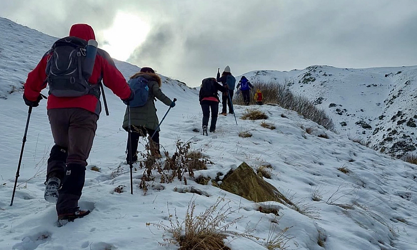 Akdağlar zirve faaliyeti başarıyla tamamlandı