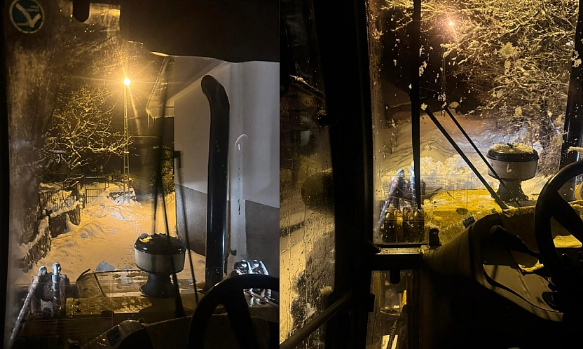 Alacakaya'da Hasta Vatandaşın Yolu Açıldı