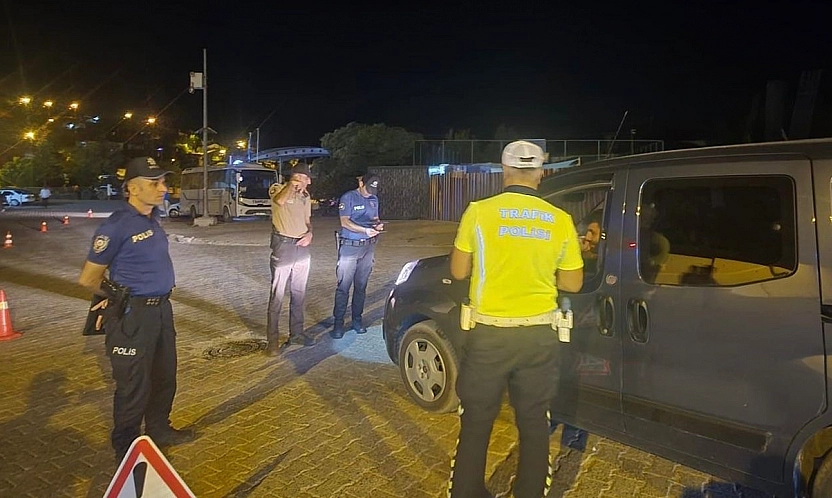 Alacakaya'da huzur denetimi: Ekipler ilçeyi mercek altına aldı