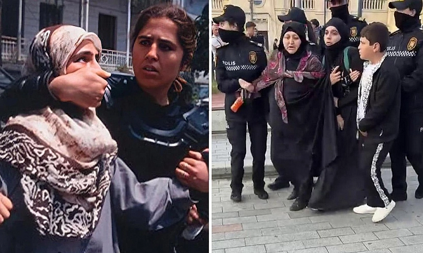 Azerbaycan'da 28 Şubat dönemini hatırlatan gözaltı görüntüleri