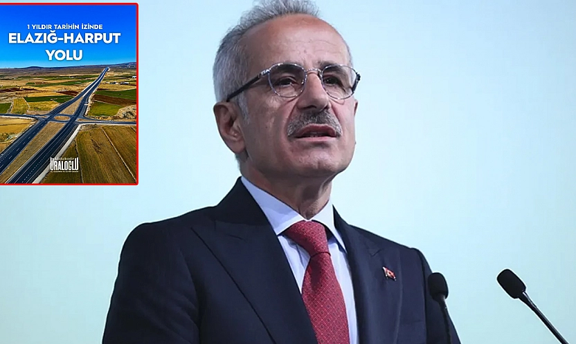 Bakan Uraloğlu duyurdu: Kadim Harput'a ulaşım artık çok daha hızlı