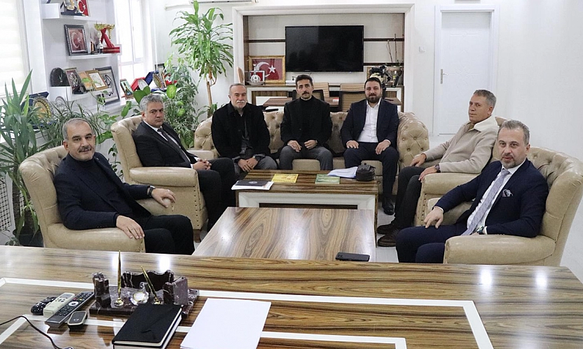 Başkan Alan'dan İl Milli Eğitim Müdürü Beraat Şahin'e ziyaret