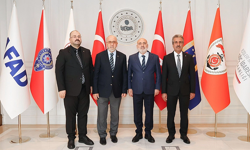Başkan Dumandağ'dan İçişleri Bakan Yardımcılarına ziyaret