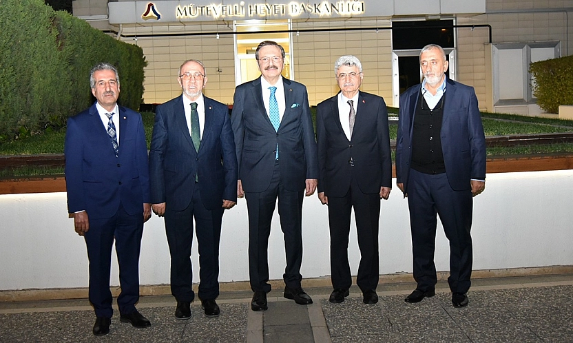 Başkan Dumandağ, TOBB Başkanı Hisarcıklıoğlu ile bir araya geldi