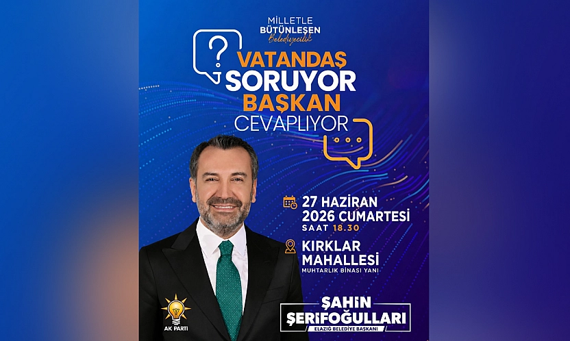 Başkan Şerifoğulları, Kırklar Mahallesi'nde vatandaşlarla buluşuyor