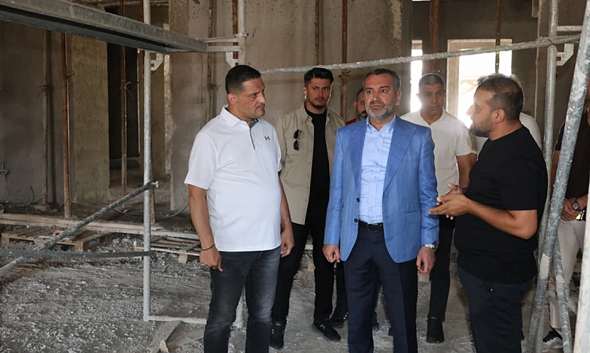Başkan Şerifoğulları, Öğretmenevi'nde devam eden çalışmaları inceledi