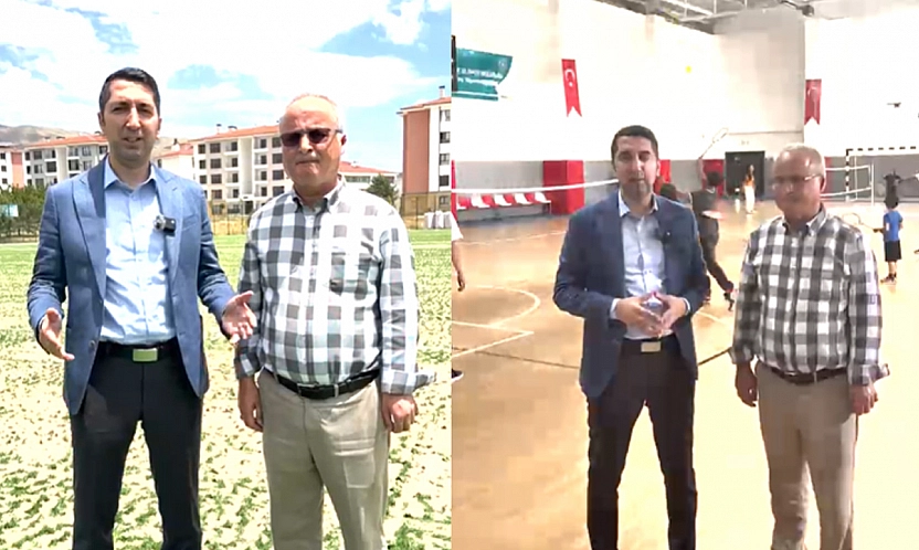 Baskil'de spor tesisleri yenileniyor, gençler modern alanlarla buluşuyor