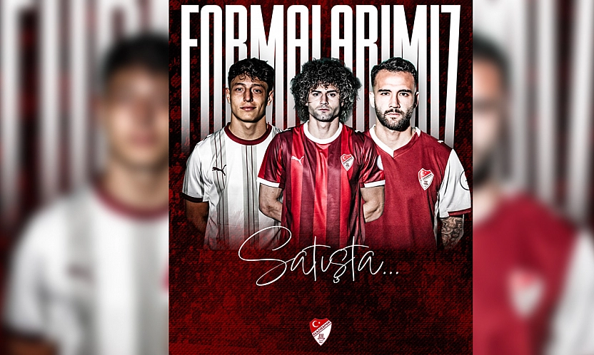 Bordo-Beyazlı formalar satışa çıktı