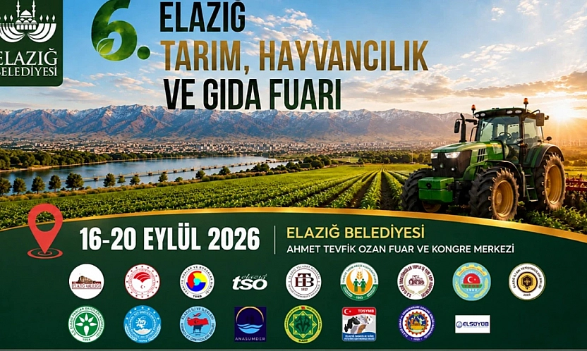 Elazığ Belediyesi 6. Tarım Fuarı başlıyor