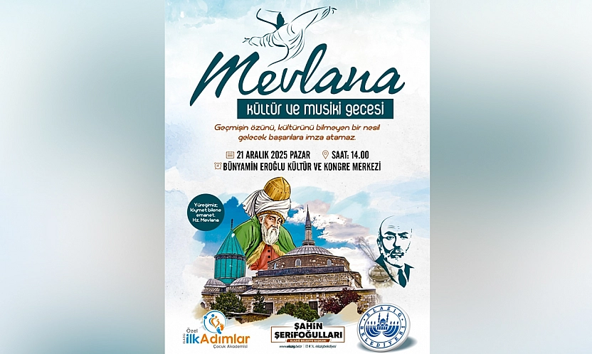 Elazığ Belediyesi, 'Mevlana Kültür ve Musiki Gecesi' düzenleyecek