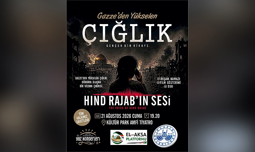 Elazığ Belediyesi'nden 'Hind Rajab'ın Sesi' adlı filmin gösterimi