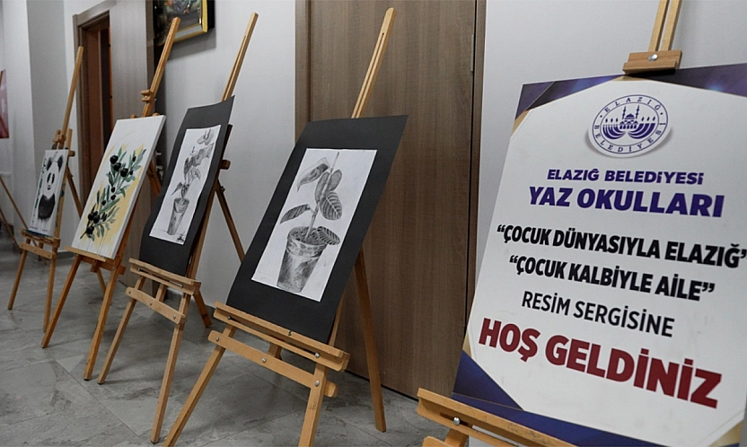 Elazığ Belediyesi'nden resim sergisi