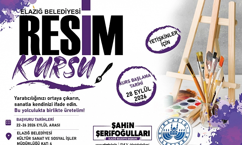Elazığ Belediyesi'nden ücretsiz ney ve resim kursu