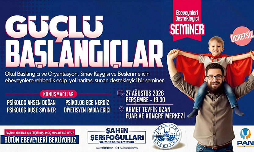 Elazığ Belediyesi'nden velilere yönelik seminer