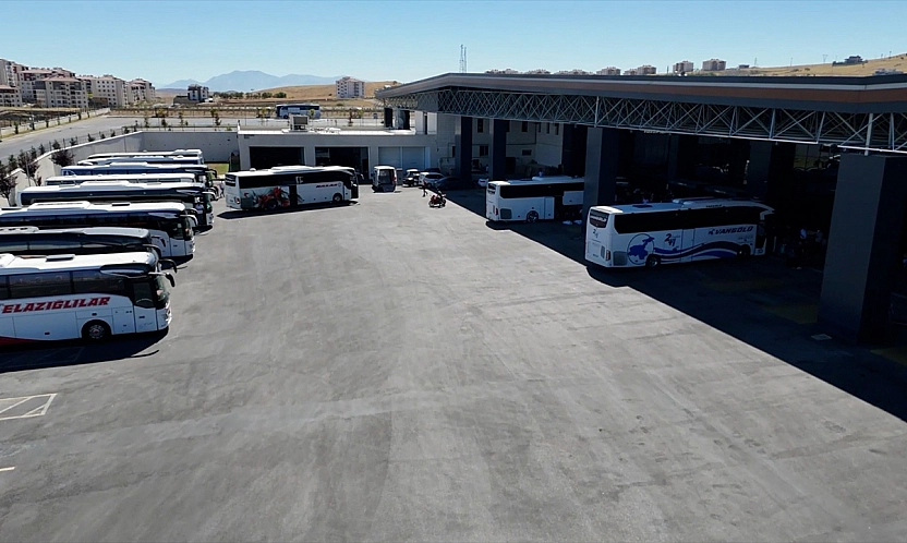 Elazığ Belediyesi Şehirler Arası Otobüs Terminali, yoğun ilgi görüyor
