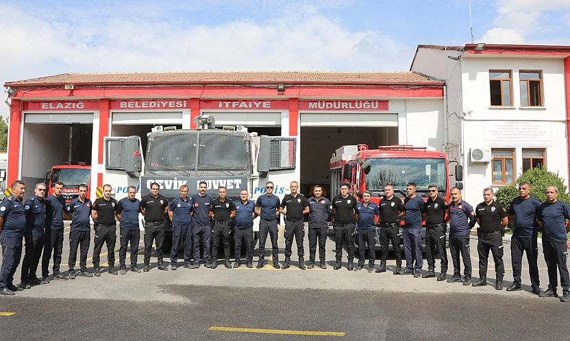 Elazığ Belediyesi ve çevik kuvvet arasında iş birliği
