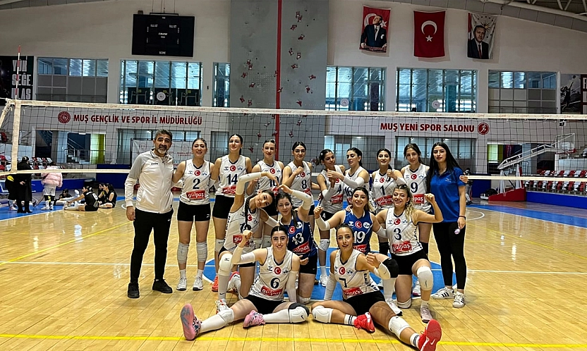 Elazığ Belediyespor Kadın Voleybol Takımı, Muş deplasmanından galibiyetle ayrıldı