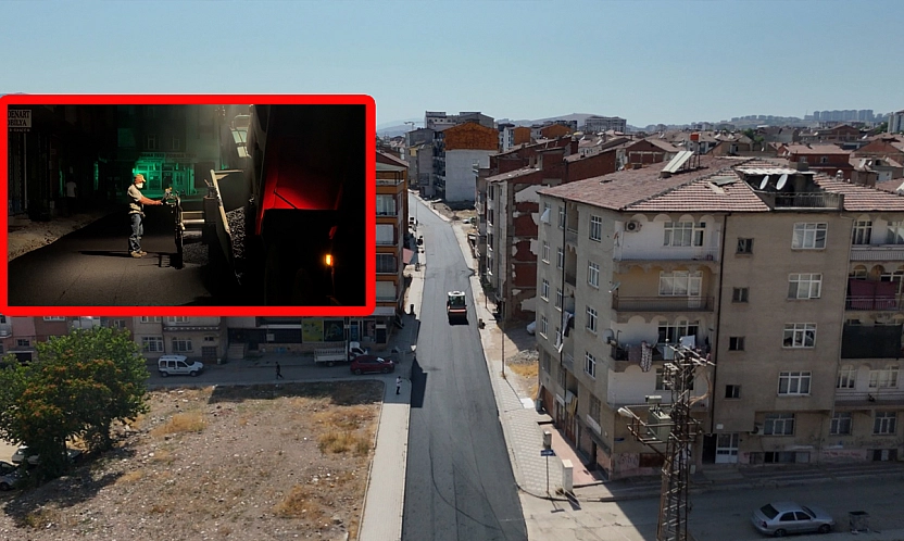 Elazığ'da 12 kilometrelik yol yenilendi