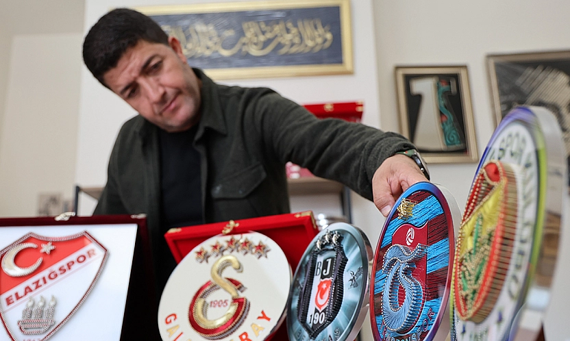 Elazığ'da 500'ü aşkın eseriyle Türkiye'nin sayılı filografi ustalarından biri oldu