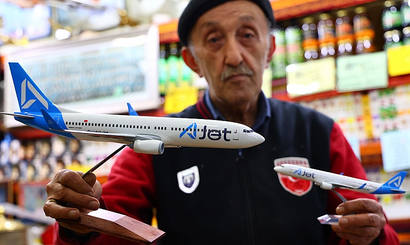 Elazığ'da 60 yıllık uçak tutkusuna A Jet'ten anlamlı jest