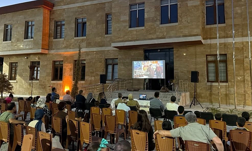 Elazığ'da açık hava sineması etkinliği