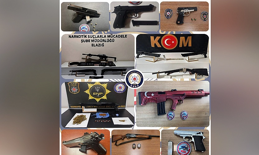 Elazığ'da aranan 70 şahıs yakalandı, tutuklandı