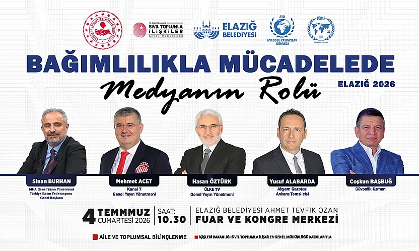 Elazığ'da bağımlılıkla mücadele paneli düzenlenecek