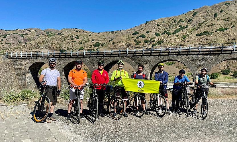 Elazığ'da bisiklet rüzgarı: Doğada 50 kilometrelik pedal turu