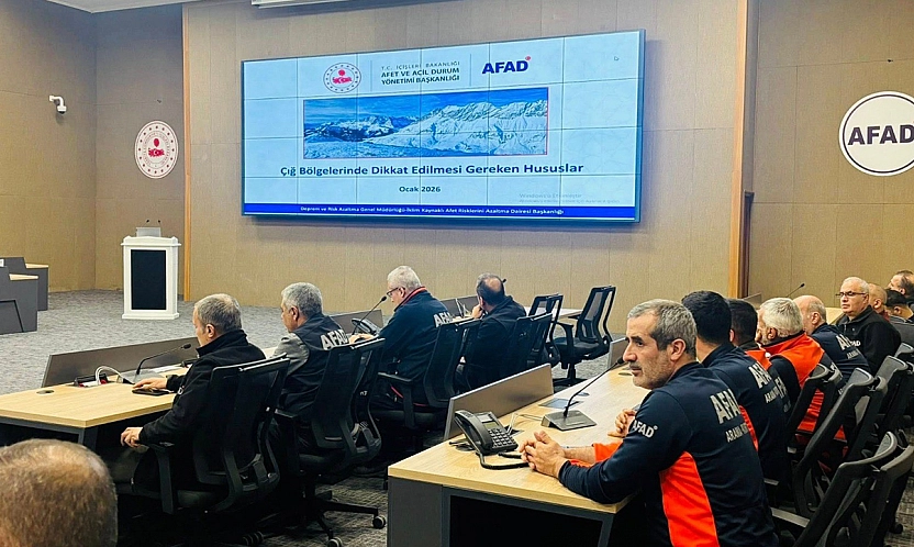 Elazığ'da çığ riskine yönelik değerlendirme toplantısı yapıldı