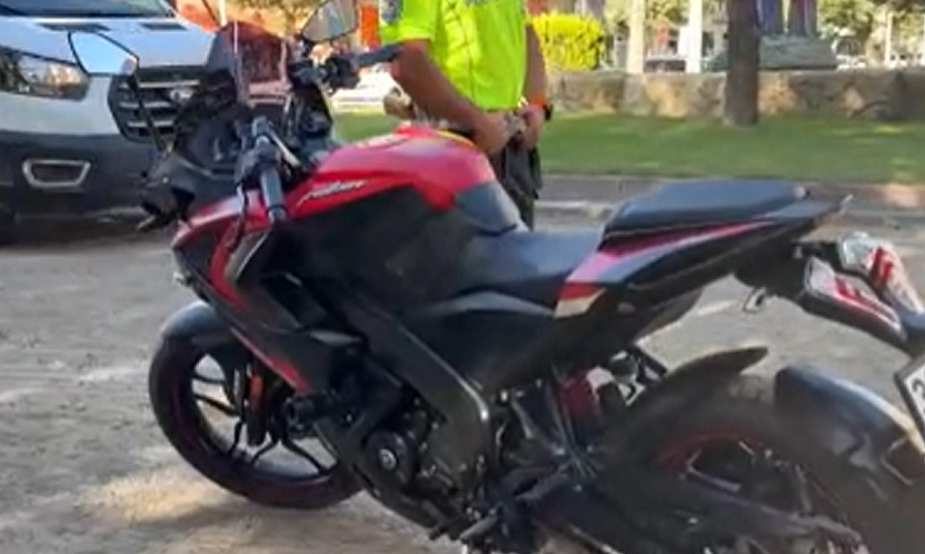 Elazığ'da denetimde yakalandı: Motosiklet 1 ay men, ceza 21 bin lira