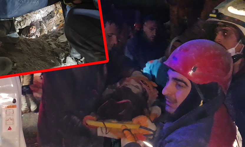 Elazığ'da depremde umut olan ses: 'Kedi sandım, bir çocuk çıktı'