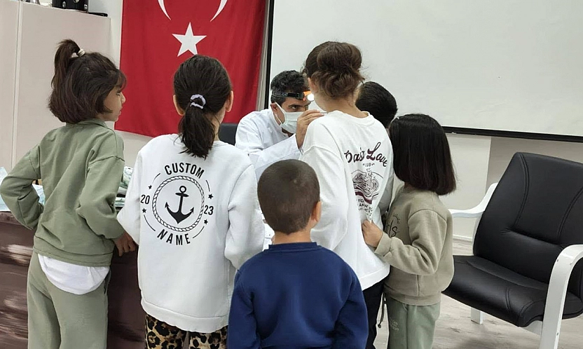 Elazığ'da devlet korumasındaki çocuklara ağız ve diş sağlığı taraması