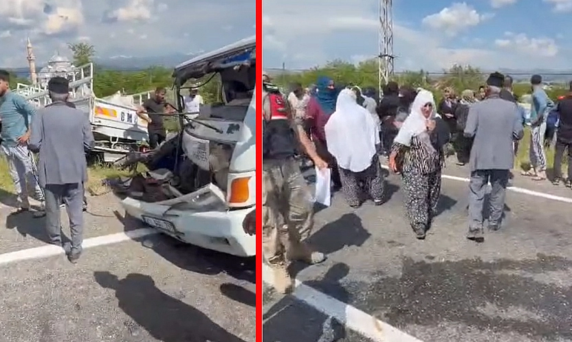 Elazığ'da feci kaza: 2 yaralı