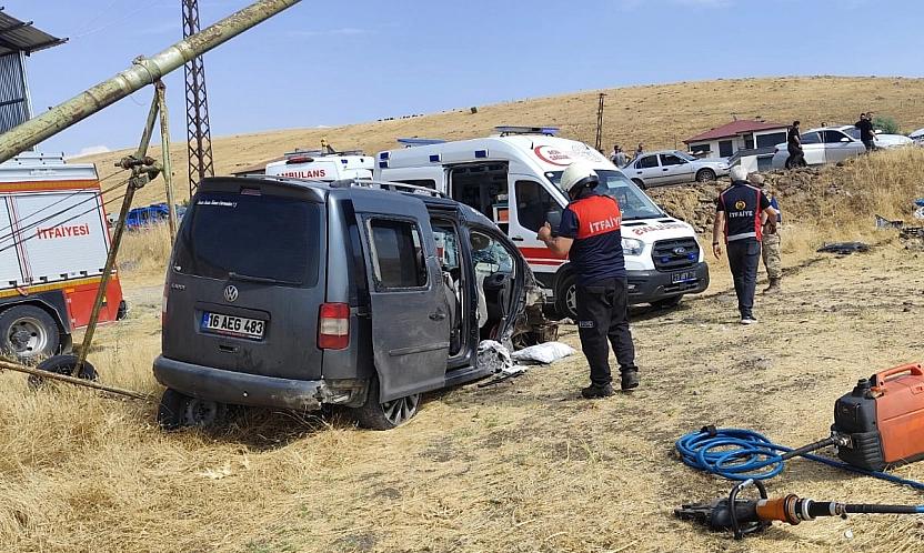 Elazığ'da feci kaza! 5 yaralı